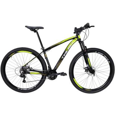 Imagem de Bicicleta Aro 29 Trust Energy 24 Velocidades Câmbios Shimanos (Preto/Amarelo Neon, 21)