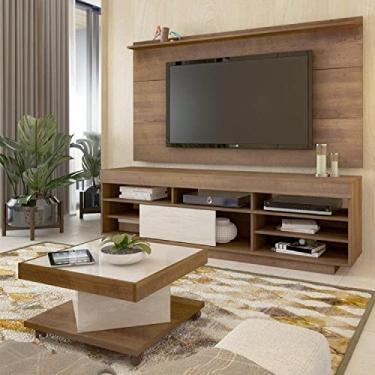 Imagem de Conjunto com Rack com Painel para TV até 60 Polegadas e Mesa de Centro Elegance
