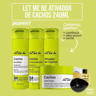 Imagem de Lançamento Kit Cachos Shampoo + Condicionador + Ativador De Cachos - L