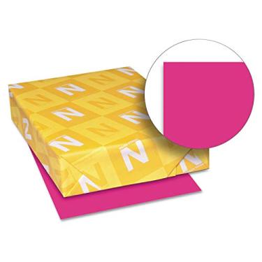 Imagem de Neenah Papel 22881 Cartolina colorida, 29,5 kg, 21 x 28, bola de fogo, fúcsia, 250 folhas