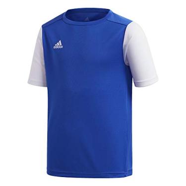 Imagem de Camiseta Adidas Estro 19 Infantil - Azul e Branco