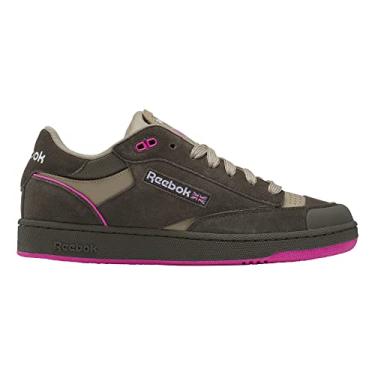 Imagem de Reebok Tênis unissex adulto Club C Bulc, Rejunte/pedra bege/rosa laser, 44 BR