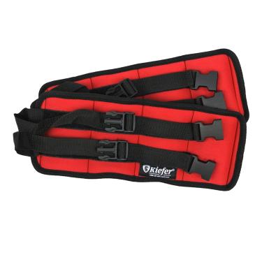 Imagem de Kiefer Pesos no tornozelo/pulso, 1 par 1,1 kg cada, vermelho (811400-5)