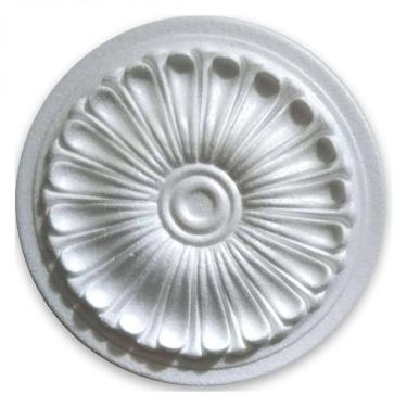 Imagem de Roseta Decorativa Poliestireno R18 HomEstar Branco
