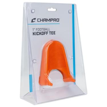 Imagem de CHAMPRO Camiseta de futebol de borracha resistente de 2,5 cm (embalagem de varejo), laranja