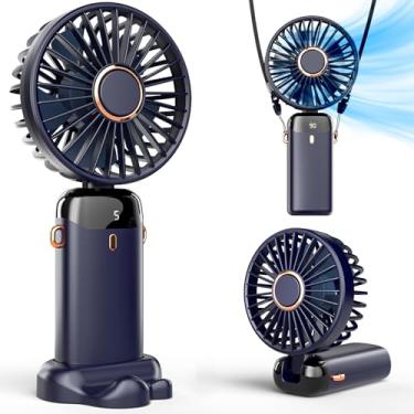 Imagem de Koonie Ventilador portátil portátil, ventilador operado por bateria com base, 8 horas,...