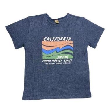 Imagem de Camiseta Efeito Tricot California- Masculino Tam. 4 a 14-Masculino