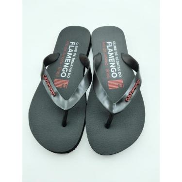 Imagem de Chinelo Flamengo Neorubber Identi Bandeira Licenciado Adulto Unissex FLA0269-Masculino