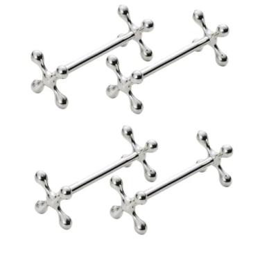 Imagem de Suporte de pauzinhos de metal, decoração de mesa de cozinha, colheres, garfos, talheres, pauzinhos, travesseiro