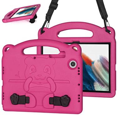 Imagem de FIREVASE Capa para Samsung Galaxy Tab A8 10,5 polegadas 2022 (SM-X200/X205/X207), capa durável à prova de choque para Galaxy Tab A8 10,5 para crianças, com suporte de visualização em vários ângulos e