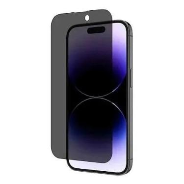 Imagem de PELICULA FULL SCREEM COVER FULLPHONE VIDRO FLEXÍVEL PRIVACIDADE COBRE TODA TELA NÃO QUEBRA ANTI IMPACTO MULTICAMADAS DE PROTEÇÃO SENSÍVEL AO TOQUE SUPERFICIE LISA PARA IPHONE E S24 ULTRA (Iphone 14 Pro Max/15 Plus)