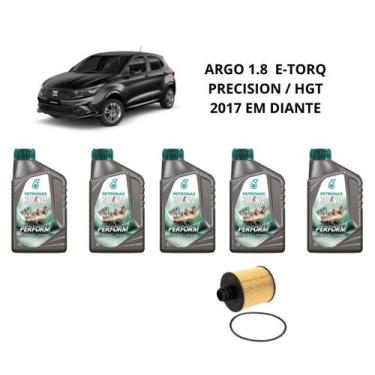 Imagem de Kit troca de oleo fiat cronos 1.8 selenia