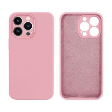 Imagem de Capinha Silicone Protect Camera para iPhone 13 Pro - GCM, Rosa Chiclet
