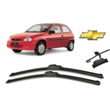 Imagem de Par de Palhetas Limpador de Parabrisa Dianteiro Chevrolet Corsa Hatch 