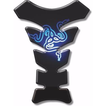 Imagem de Adesivo Protetor De Tanque Tank Pad Razor Gamer Azul - Resitank