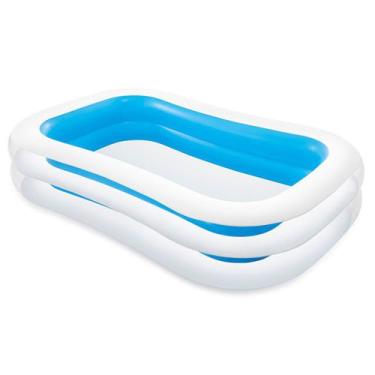 Imagem de Piscina Inflável Retangular Familiar Azul Celeste 770 Litros Intex