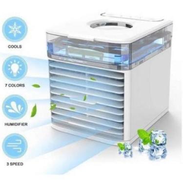 Imagem de Ventilador Humidificador e Climatizador Portátil com Led MINI - air co