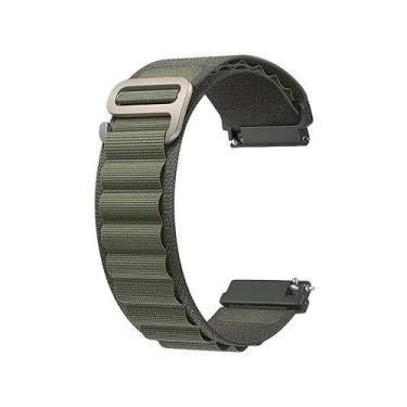 Imagem de Pulseira Alpina Compatível Com Smartwatch 20mm, 22mm - Poolsy, Verde 2