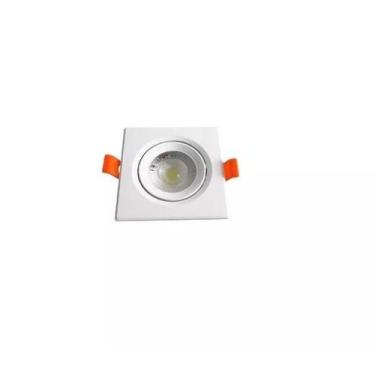 Imagem de Spot Super Led 7W Lampada Quadrada - 2700K Branco Quente - Bruno Acaba