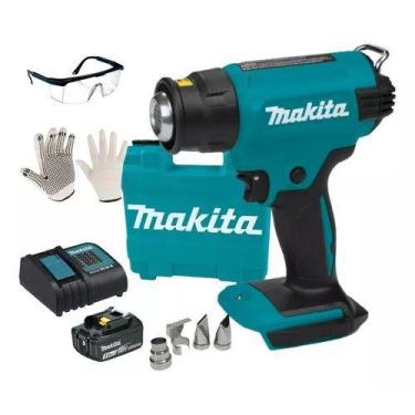Imagem de Soprador Termico Dhg180zk Bateria 3ah Makita Bivolt