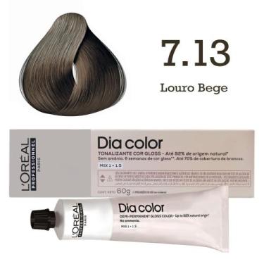 Imagem de Tonalizante Dia Color 7.13 Louro Bege L'Oréal Professionnel - L'oreal 