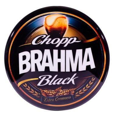 Imagem de Luminoso de Parede Cerveja Brahma Chopp Black Retrô Vintage Bar, Garag