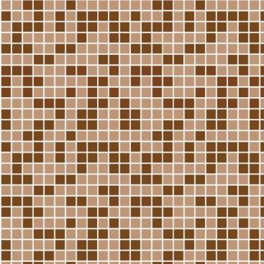Imagem de Papel de Parede Autocolante Pastilhas Quadriculadas Em Tons De Marrom 