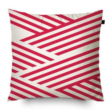 Imagem de Almofada Algodão Serigrafada Aram 40x40cm Vermelho - FASTLAR