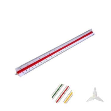 Imagem de Escalímetro Triangular 30cm Sinoart