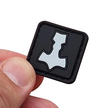 Imagem de Gancho de borracha Mjolnir Glow Dark Ranger Eye Thor Hammer Norse Viking PVC