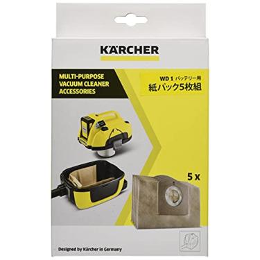 Imagem de 5 sacos de filtro para poeira Kärcher para aspirador de pó WD1 compacto com bateria úmida e seca