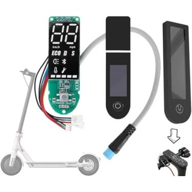 Imagem de Placa de circuito Bluetooth original FEC e capa de painel de substituição para scooter elétrico Xiaomi Mi MIJIA M365, Preto, dash board 01 XIAOMI