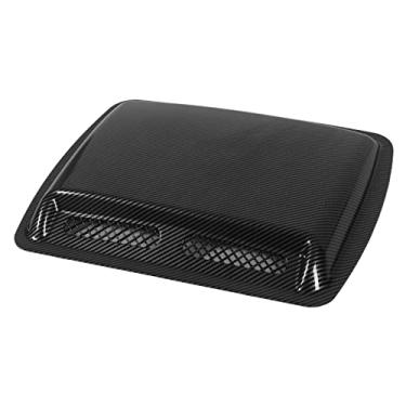 Imagem de Capa decorativa de entrada de ar com design autoadesivo para carros (fibra de carbono)