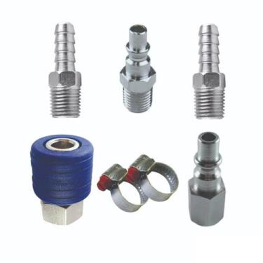 Imagem de Engate Rápido 1/4 Conexões Para Mangueira Pneumática