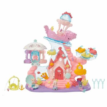 Imagem de Figura e Cenário - Sylvanian Families - Castelo Bebê Sereia - Epoch Magia