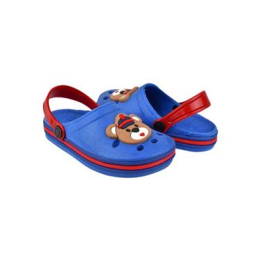 Imagem de Sandália Babuche Infantil Menino Confortável Ursinho 17 ao 32 - THIOX 