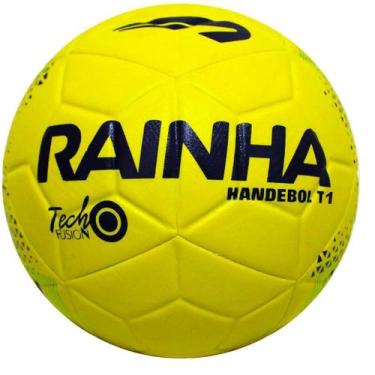 Imagem de Bola de Handebol Rainha T1 Mirim Tecnofusion, Amarelo, Azul, Verde