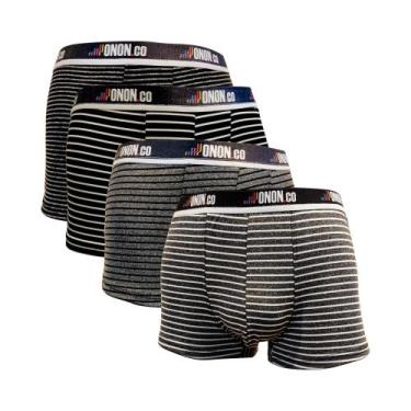 Imagem de Kit 10 cuecas boxer microfibra adulto cueca box - ONON.Co, M