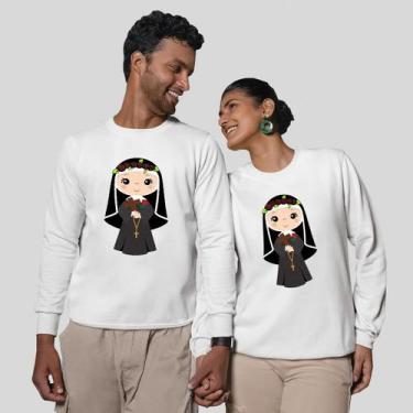 Imagem de Kit 2 Blusas Frio Moletom Careca Sem Capuz Casal Namorados Fé 05 - MP 