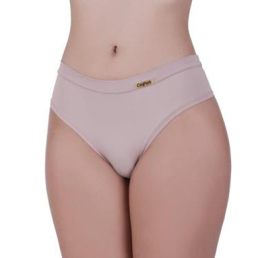 Imagem de Calcinha Conforto Microfibra - MÔNICA - BY TINA MODAS, Bege, GG