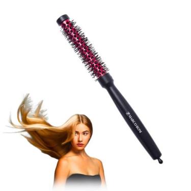 Imagem de ESCOVA DE CABELO TERMICA PROFISSIONAL CORPO EM ALUMINIO 25mm MARCO BON
