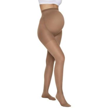 Imagem de Meia Calça Kendall Média Compressão Gestante Mel - GG, Bege, GG