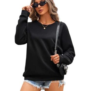 Imagem de Blusa Moletom CARECA Feminina Flanelado Frio Blusão Jaqueta Corrida Ac