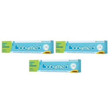Imagem de Kit 3 Babymed Pomada Para Assadura Menino 45g - Cimed