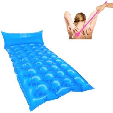 Imagem de Colchão Fechado Ortopédico Cama Flex Agua Ou Ar + 01 Mãozinha Inclusa 