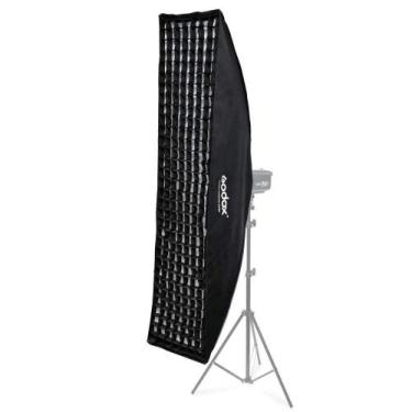 Imagem de Softbox Bowens Para Flash de Estúdio 35x160cm Com Grid - Greika