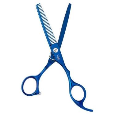 Imagem de Tesoura Mofashi Desfiadeira 6.0, Azul escuro