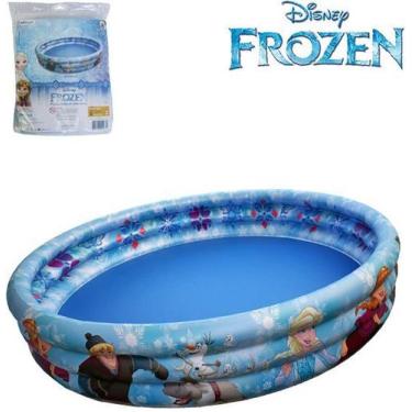 Imagem de Piscina inflavel 3 aneis 130l frozen 20x97cm de ø disney - ETITOYS