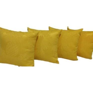 Imagem de - Kit 4 Almofadas Decorativas Sued 45x45 Tecido Super Macio - INGRID B