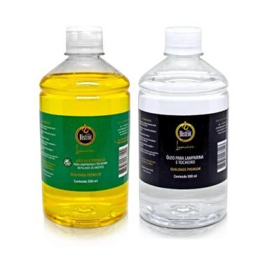 Imagem de 500 ml fluido puro + 500 ml fluido citronela - Velas Bistrot